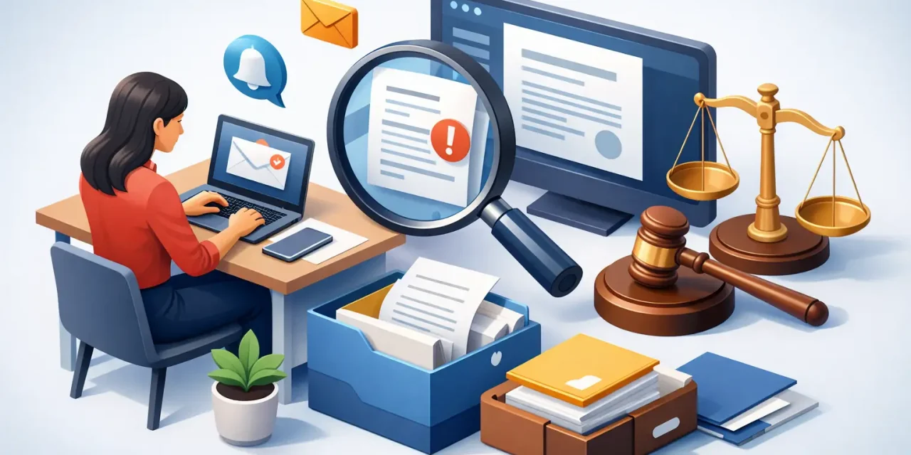 Como consultar intimação por processo